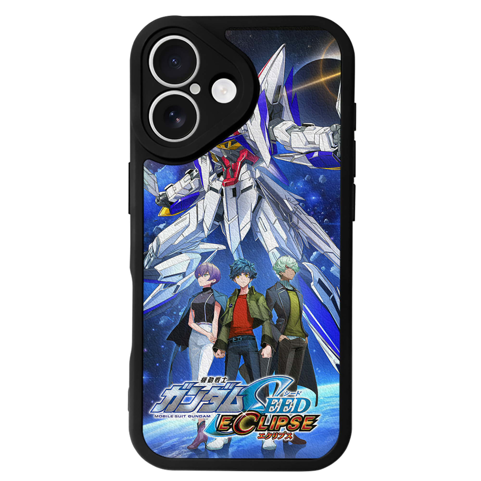 （画像用） 機動戦士ガンダム Mobile Suit Gundam 【iPhone 16シリーズ対応】シリコンスマホケース（レザー調） 材質：シリコン